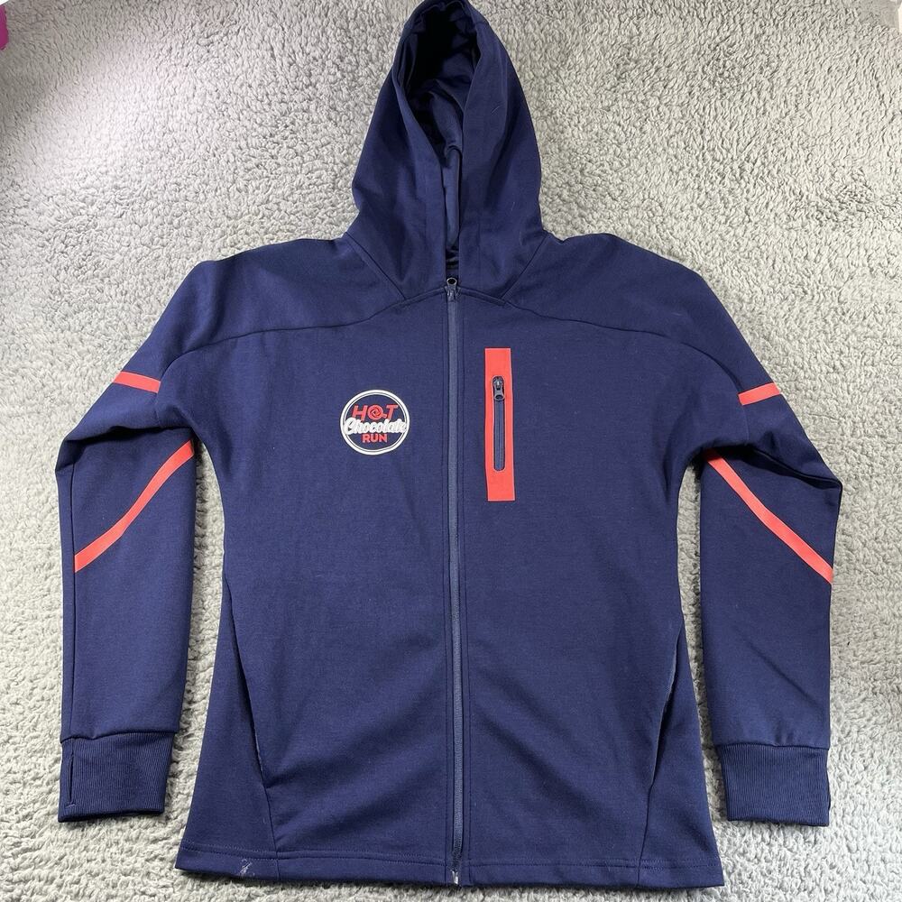 Ventures Endurance Hoodie Men's Small Jacket Hooded Hot Chocolate Run Full Zip